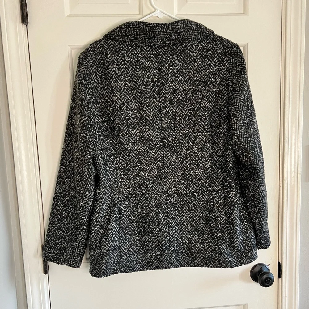 ColdWater Creek coat Jacket tweed size 16 - Picture 2 of 10